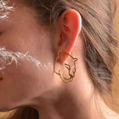 PREORDEN - ARETES CABEZA DE JAGUAR LINEA