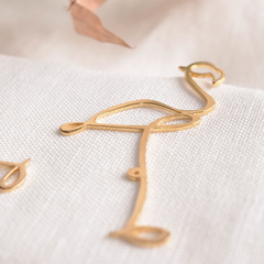 PREORDEN - ARETES FLAMINGO LINEAS en internet
