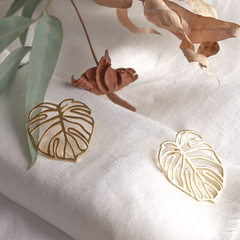 PREORDEN - ARETES HOJAS LINEAS - comprar online
