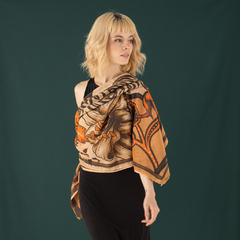 Pañoleta tigre y monos - comprar online