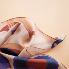 PAÑUELO SATÉLITES - VALISSE · 100% SILK SCARVES · A PIECE OF ART ·