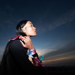 BANDANA TWILLY PALMERA - VALISSE · 100% SILK SCARVES · A PIECE OF ART ·