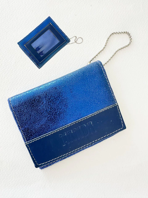 F E R I A - Tarjetero Doble - Azul - comprar online