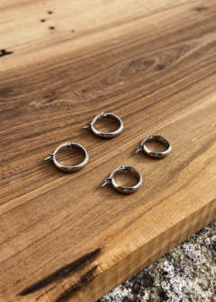 Argollas de acero 1,5 cm - Alondra Indumentaria