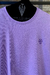 Camiseta Para Hombre Violeta Bordado Símbolo - comprar online