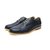 Zapatos Para Hombre Oxford en Cuero Azul Oscuro