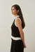 Chaleco Odele Negro con crudo - tienda online