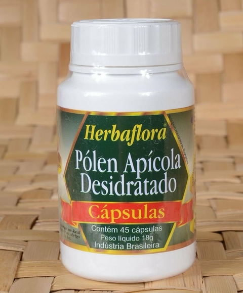 Pólen Apícola Desidratado em Cápsulas
