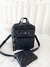 BOLSO | MOCHILA PARÍS NEGRA (PRE VENTA)