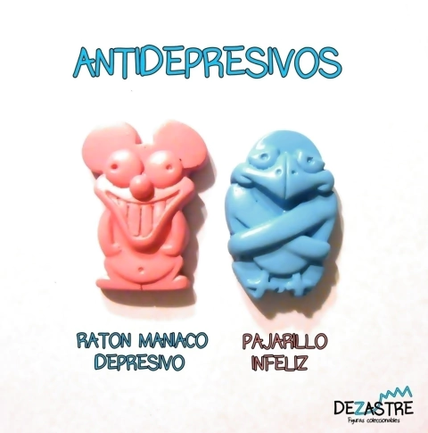 Los Simpsons - Imanes Pastillas Antidepresivas by DEZASTRE