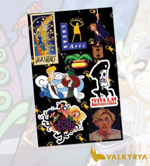 Plancha de Stickers Lucas Arts 03 - comprar online