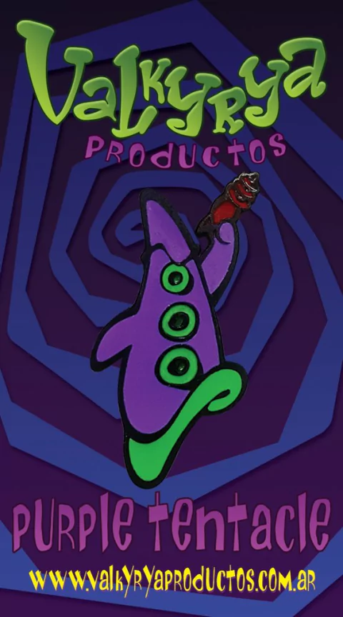 Prendedor Purple Tentacle by VALKYRYA