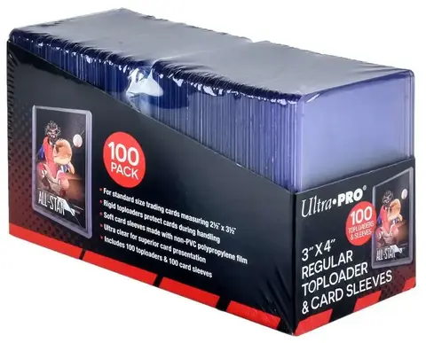 Top Loader 3x4 Ultra Pro Regular + Penny Sleeve de REGALO en internet