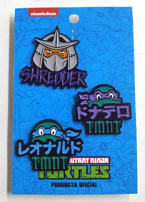 Pack Prendedores - Tortugas Ninjas (Leo/Donnie/Shreder)