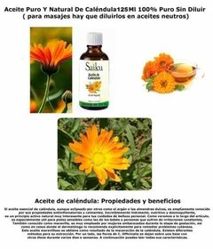 Aceite Puro Natural De Caléndula 100% 125ml En Belgrano Caba - comprar online