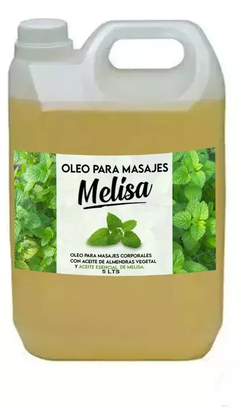 Oleo De Masajes Melisa 5 Lts. En Caba Villa Urquiza Envios T/pais