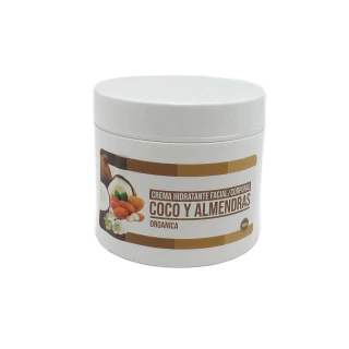 CREMA HIDRATANTE FACIAL/CORPORAL ORGÁNICA COCO ALMENDRA 250GRS