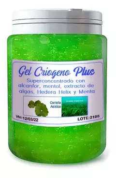 Gel Criógeno Reductor Anticelulítico Tonificante 500g Caba
