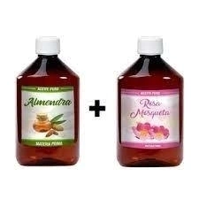 Combo Aceite De Almendra Y Aceite De Rosa Mosqueta De 500ml