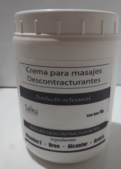 Crema descontracturante para Masajes Corporal 1kg - comprar online