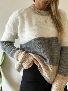 Sweater All tricolor - comprar online