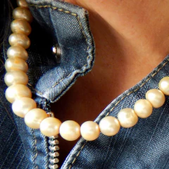 COLLAR PERLAS DE RIO GOLDEN - Lore Fryd