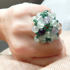 ANILLO ELVA FLUORITA - comprar online