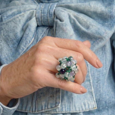 ANILLO ELVA FLUORITA - comprar online