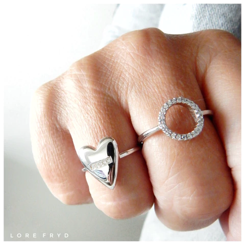 ANILLO CIRCULO CUBIC PLATA 925 - comprar online