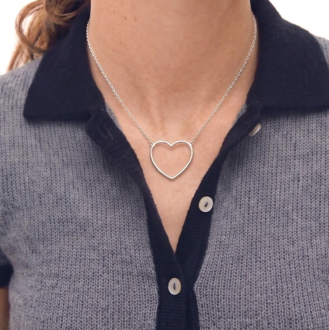 COLLAR LOVE SILVER PLATA 925