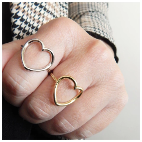 ANILLOS LOVE PLATA 925 - comprar online