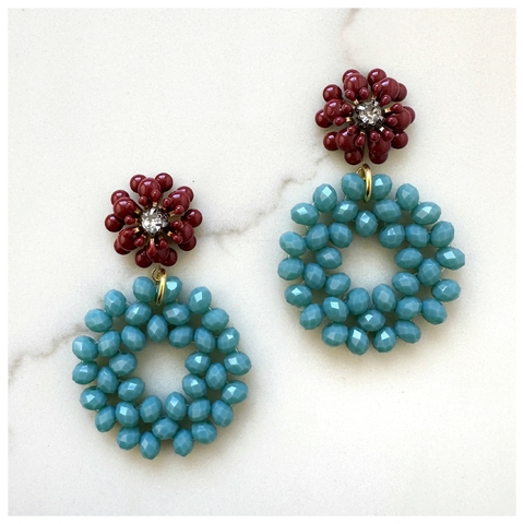 AROS ABRIL TURQUESA - comprar online