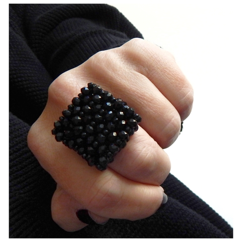 ANILLO PAULINA BLACK
