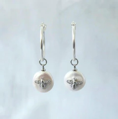 AROS BEE PLATA 925 - comprar online