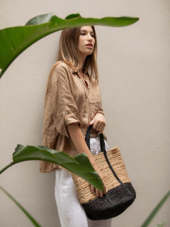 BOLSO YUTE COMBINADO CHICO - comprar online