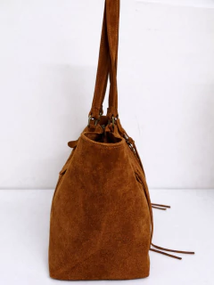 Imagen de CARTERA BOHO SUELA GAMUZA