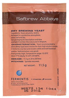Levadura SafAle B-256 Abbaye - comprar online