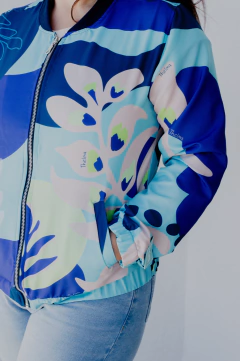 Campera ASTROMELIA estampado azul