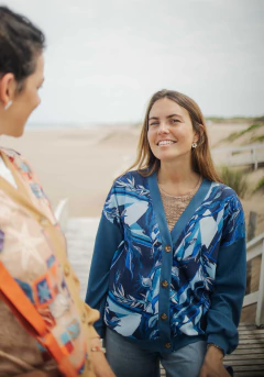 Imagen de Cárdigan AGUAYMANTO azul