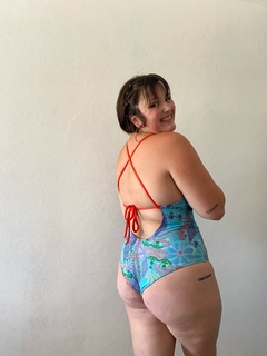 Imagen de enteriza AQUA estampada