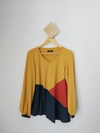 remera LACAR mostaza
