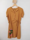 vestido MAGNOLIA ocre