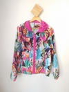 rompevientos AGAVE estampado fucsia