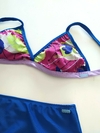 Bikini hojas fucsia