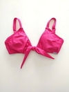 Corpiño con nudo Fucsia