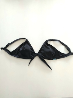 Corpiño con nudo negro - comprar online