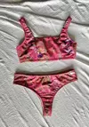 Bikini bordado fucisa corpiño escote cuadrado - comprar online