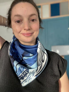 pañuelo PASIONARIA azul