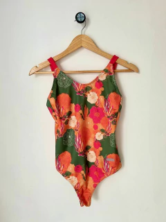 enteriza ESTAMPADO naranja - comprar online