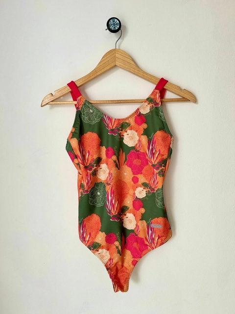 enteriza ESTAMPADO naranja - comprar online